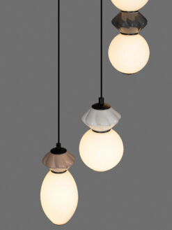 Полилей Nova Luce PALLINA 9009304 сив детайл 4