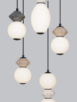 Полилей Nova Luce PALLINA 9009305 сив детайл 4