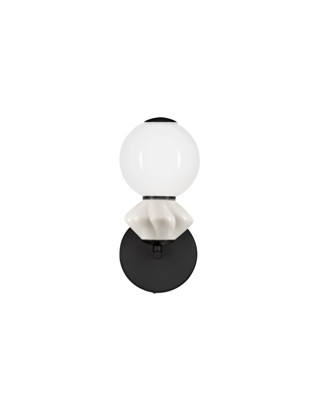 Аплик Nova Luce PALLINA 9009306 сив в интериор