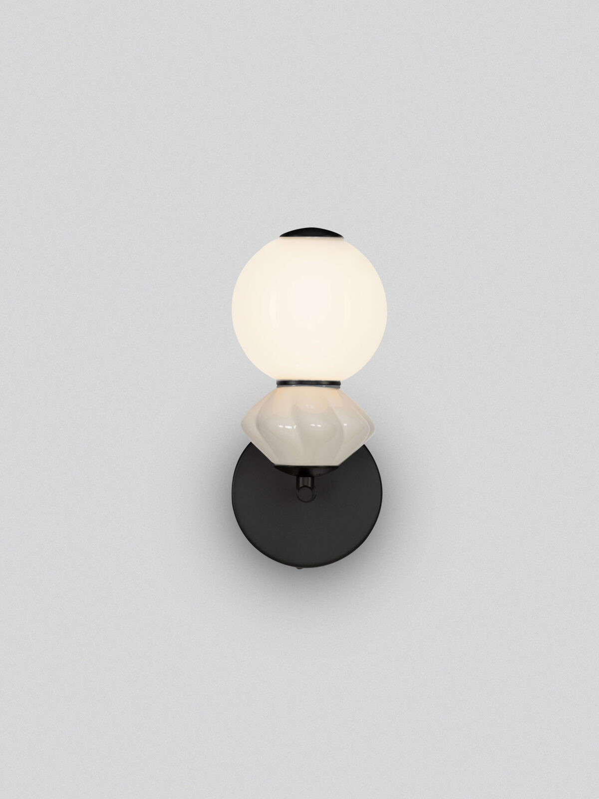 Аплик Nova Luce PALLINA 9009306 сив детайл 3