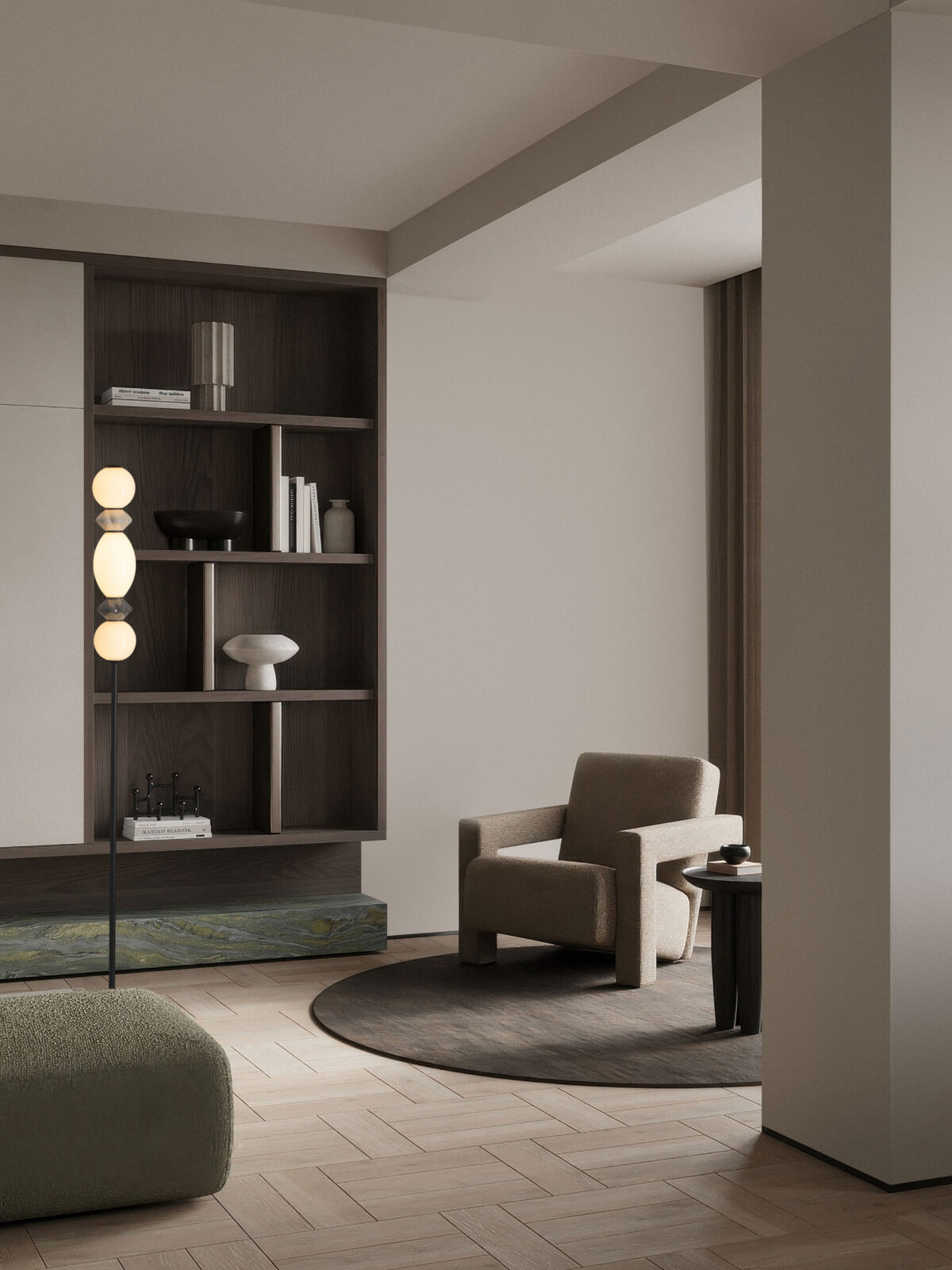 Лампион Nova Luce PALLINA 9009309 сив