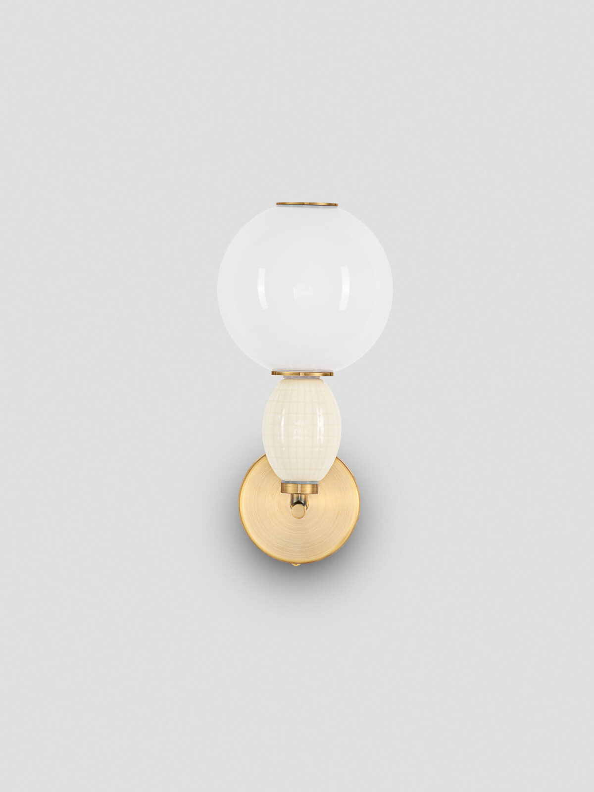 Аплик Nova Luce OBRIE 9009353 бял детайл 2