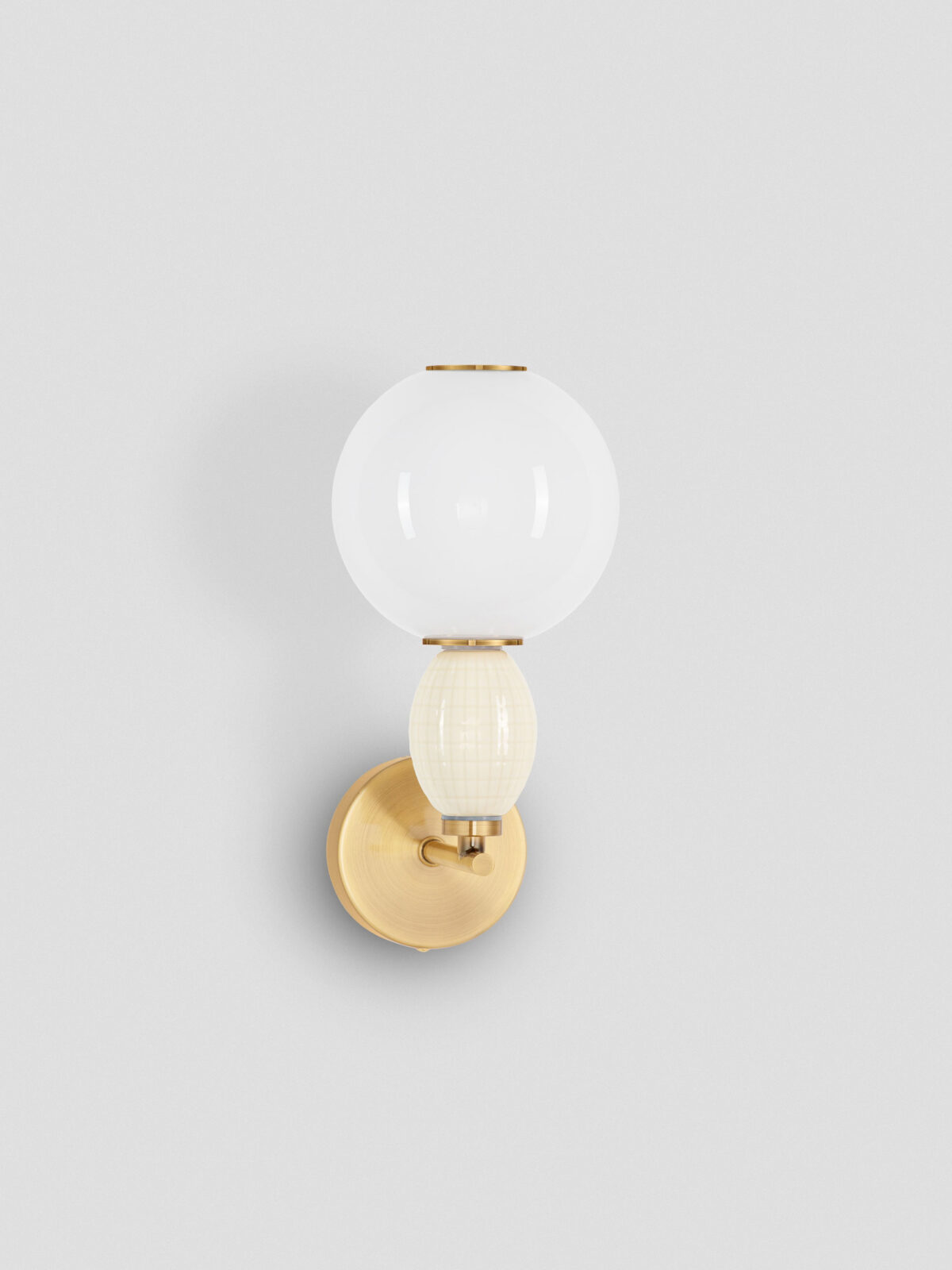 Аплик Nova Luce OBRIE 9009353 бял детайл 5