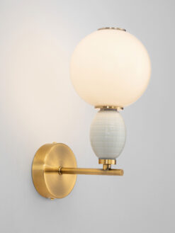 Аплик Nova Luce OBRIE 9009353 бял детайл 7
