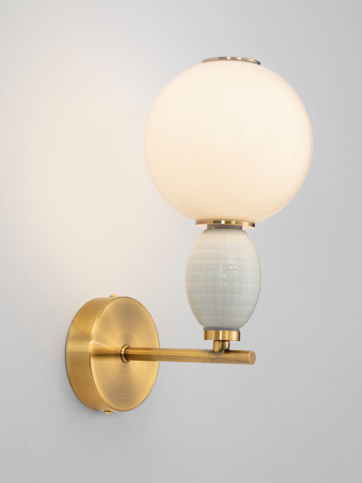 Аплик Nova Luce OBRIE 9009353 бял детайл 7