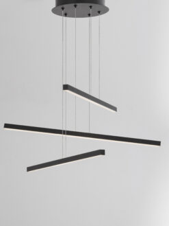 Полилей Nova Luce LIOR 9010033 черен детайл 2