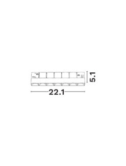 Магнитно тяло Nova Luce BREDA FLEXIBLE 9010169 черен детайл 2
