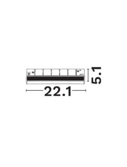Магнитно тяло Nova Luce BREDA FLEXIBLE 9010239 черен детайл 4