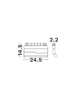 Магнитно тяло Nova Luce BREDA FLEXIBLE 9010246 черен детайл 2