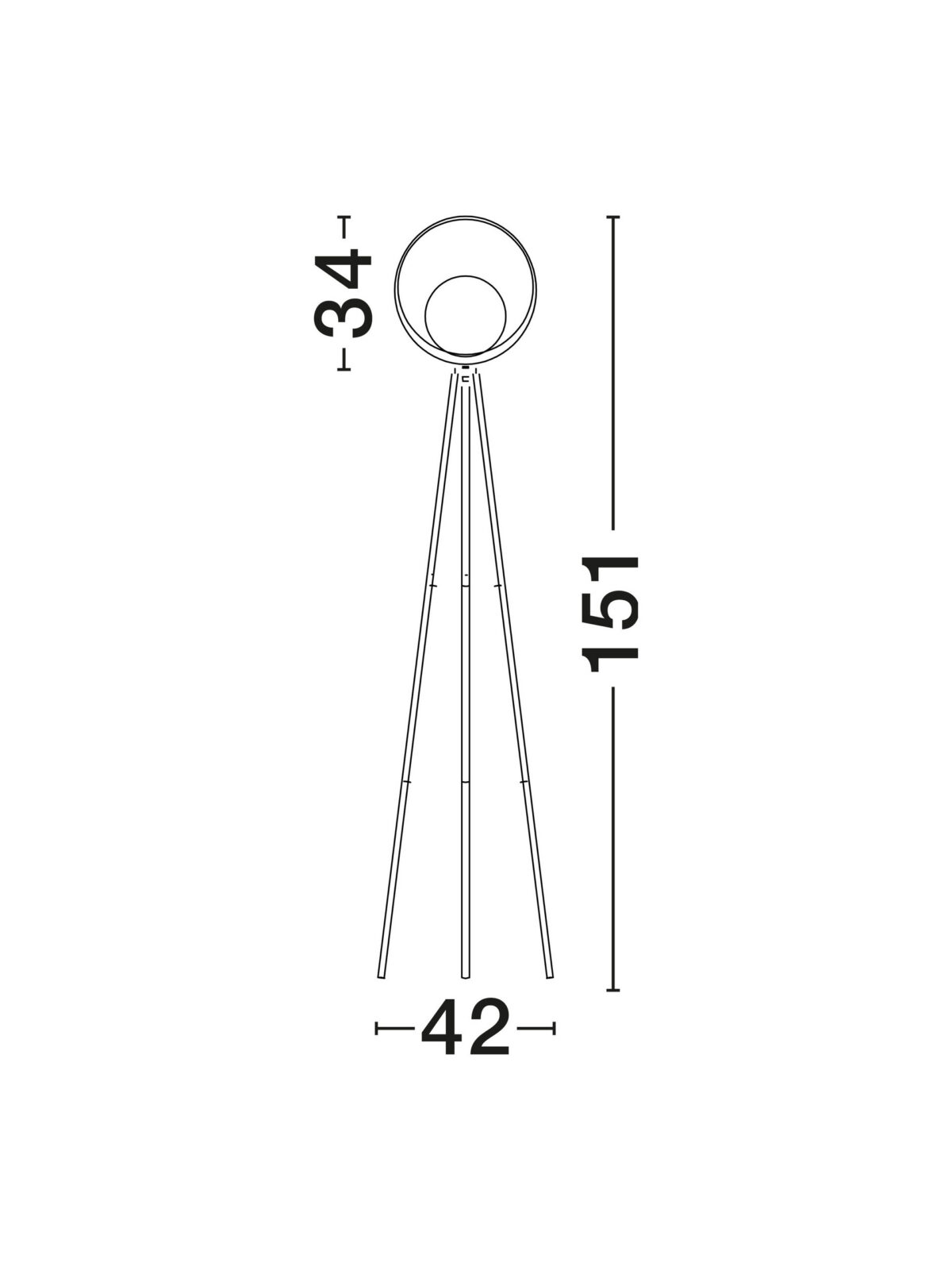 Лампион Nova Luce KITRO 9011320 черен детайл 7