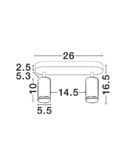 Аплик за баня Nova Luce MAO 9011416 черен детайл 6