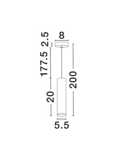 Аплик за баня Nova Luce MAO 9011420 черен детайл 5
