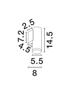 Аплик за баня Nova Luce MAO 9011423 бял детайл 6