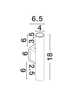 Аплик Nova Luce MOR 9011459 бял детайл 6