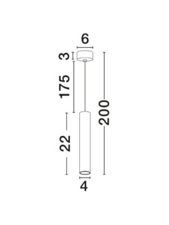 Пендел Nova Luce MOR 9011462 черен детайл 6