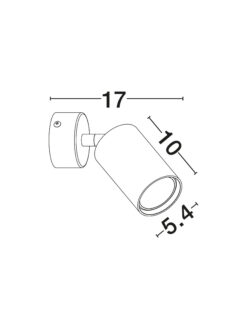 Аплик Nova Luce YORU 9011526 бял в интериор