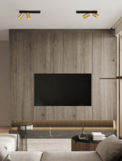 Плафониера Nova Luce ZELOS 9011605 черен