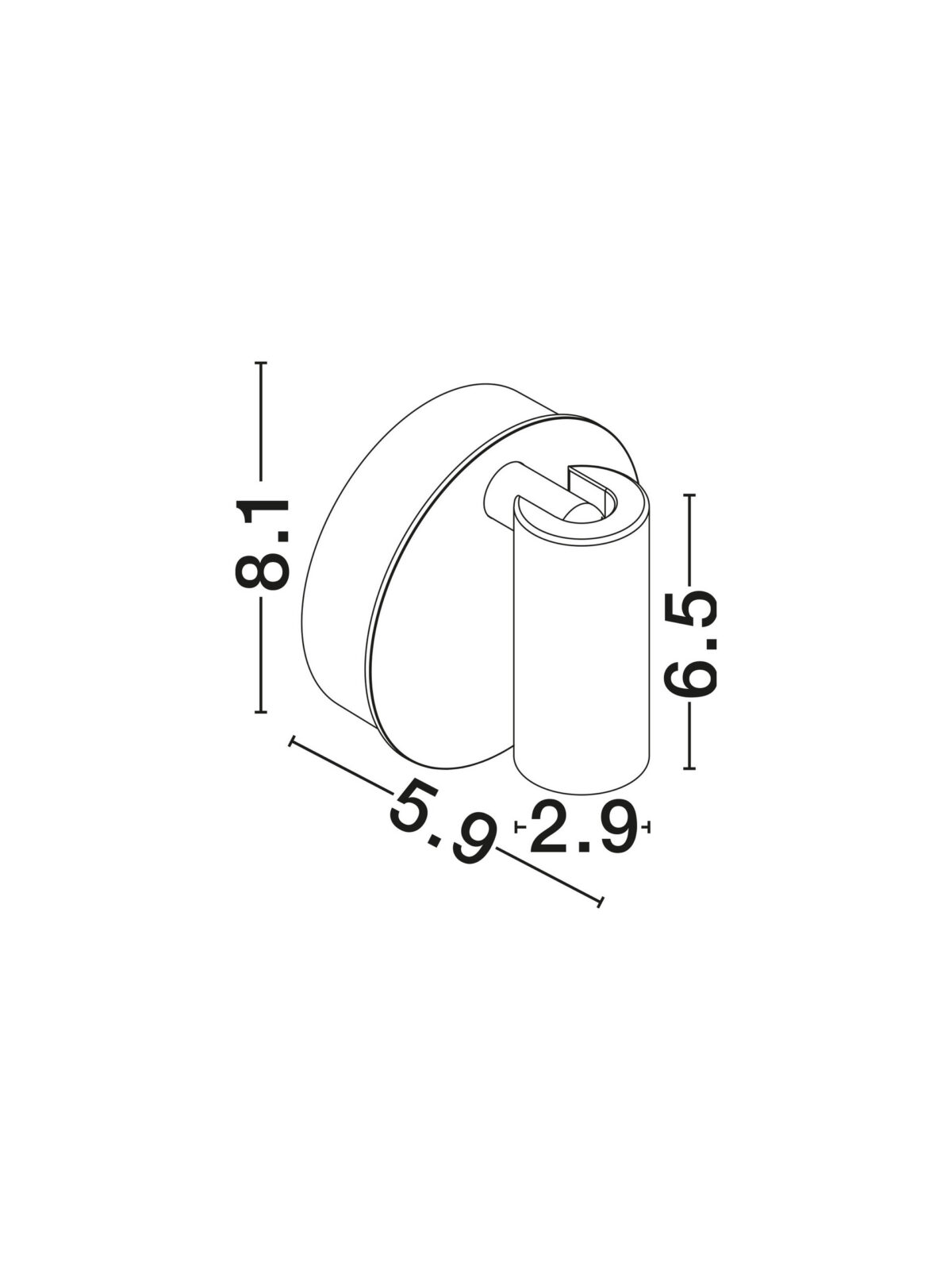 Аплик Nova Luce MAGLO 9011930 бял детайл 7