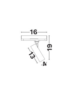 Магнитно тяло Nova Luce 4-WIRES TRACK 9011941 бял детайл 3