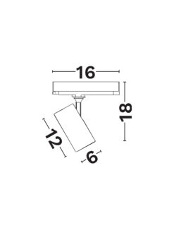 Магнитно тяло Nova Luce 4-WIRES TRACK 9011951 бял детайл 4