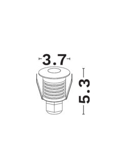 Аплик за вграждане Nova Luce BANG 9019212 сребърен детайл 4