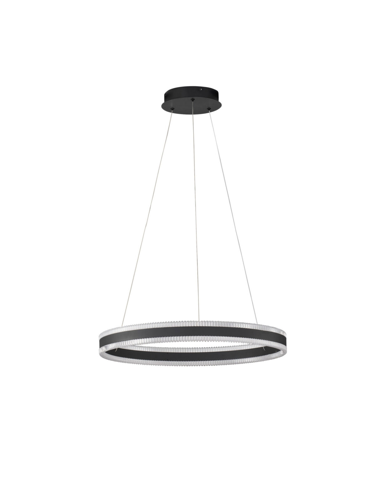 Полилей Nova Luce ALARO 9019726 черен в интериор
