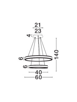Полилей Nova Luce ALARO 9019727 златист детайл 5