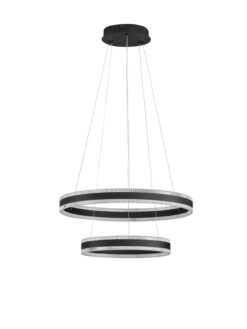 Полилей Nova Luce ALARO 9019728 черен в интериор
