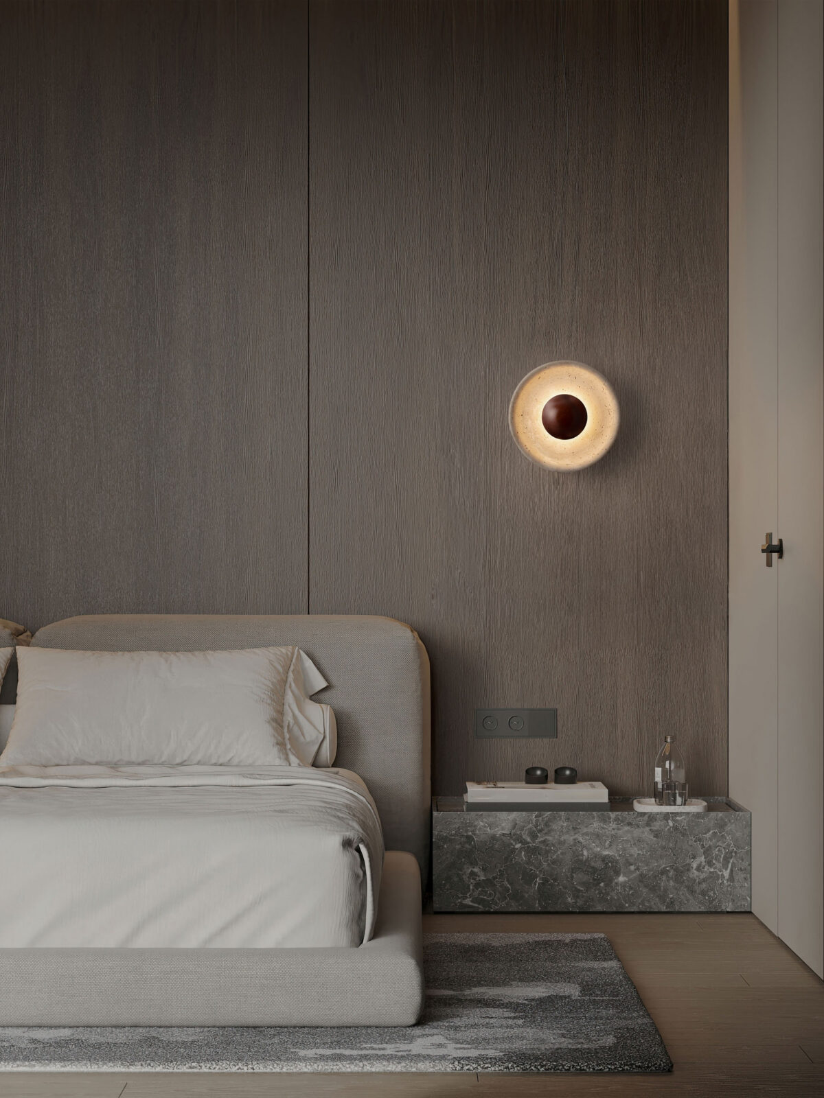 Аплик Nova Luce CERIO 9019754 кафяв
