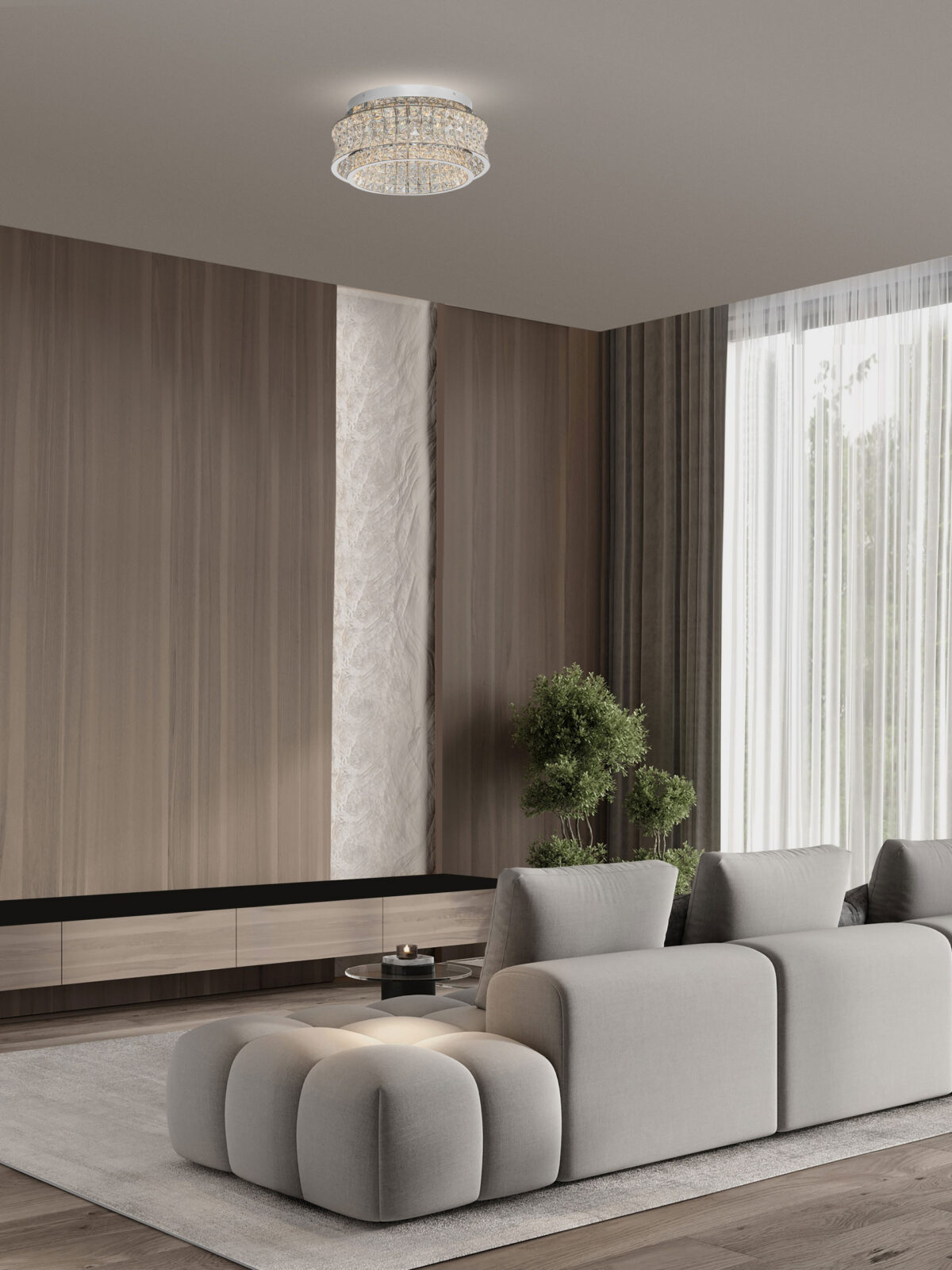 Плафониера Nova Luce CELYSIA 9019769 хром