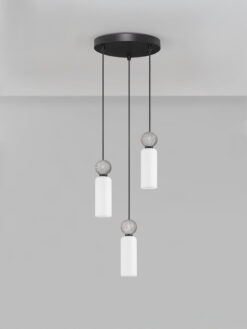 Пендел Nova Luce FILOMENA 9019793 сив детайл 2
