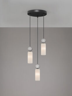 Пендел Nova Luce FILOMENA 9019793 сив детайл 3