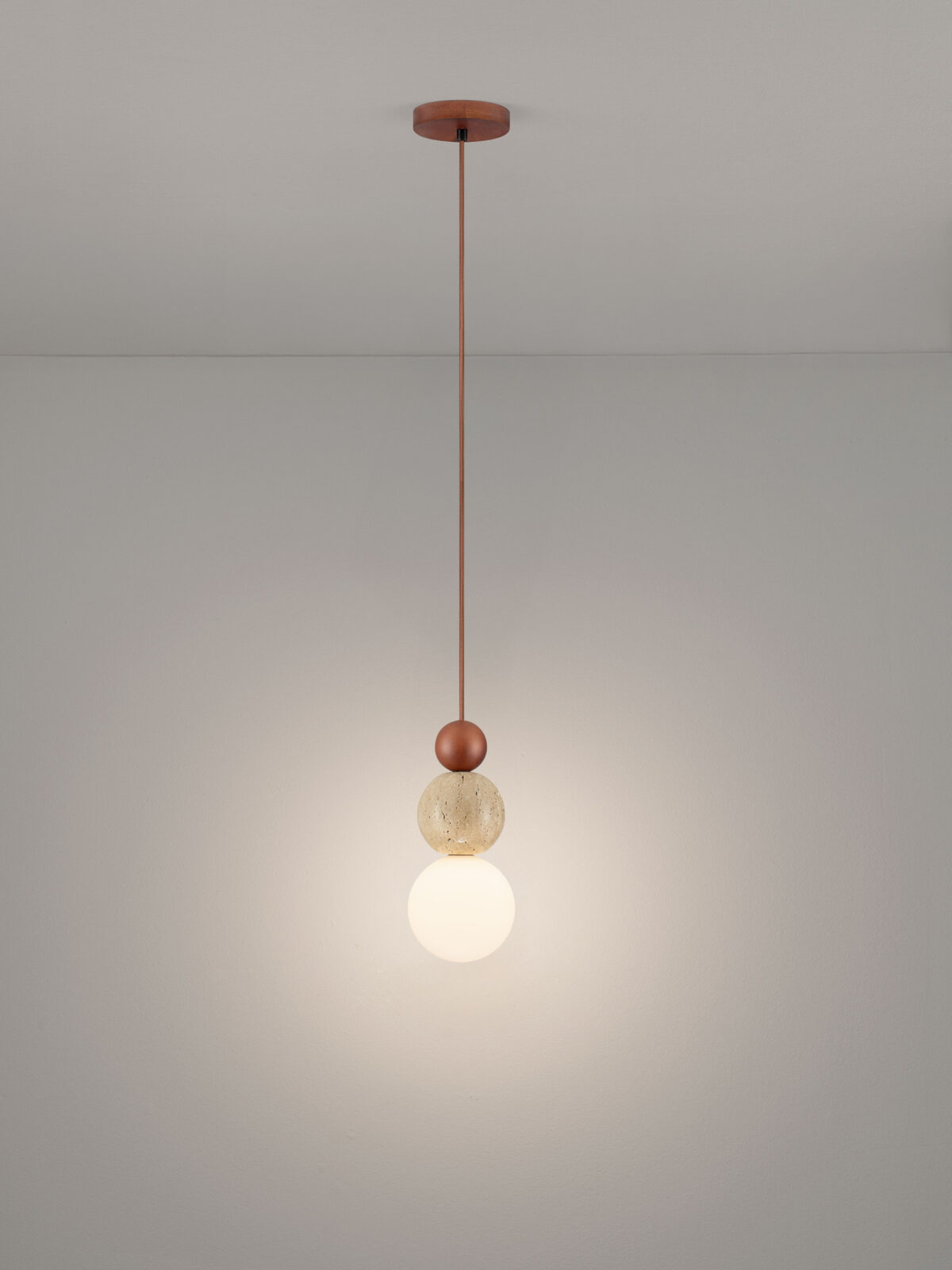 Пендел Nova Luce MARIS 9019802 кафяв детайл 7