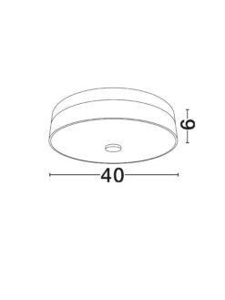 Плафониера Nova Luce SERITA 9019816 златист детайл 6