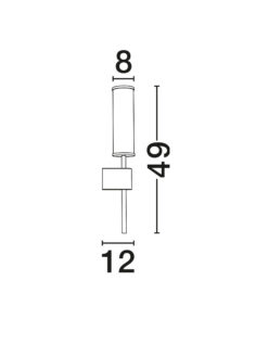 Аплик Nova Luce NOLIA 9019820 черен детайл 2
