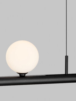 Плафониера Nova Luce MADOC 9030132 черен детайл 2