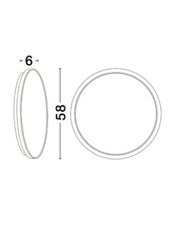LED огледало Nova Luce ONAR 9030501 черен детайл 5