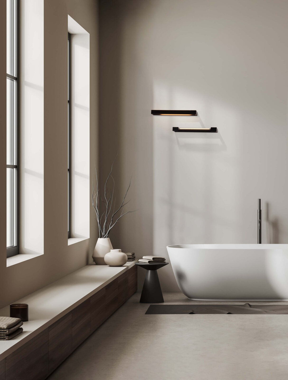 Аплик за баня Nova Luce ARGA 9030703 черен