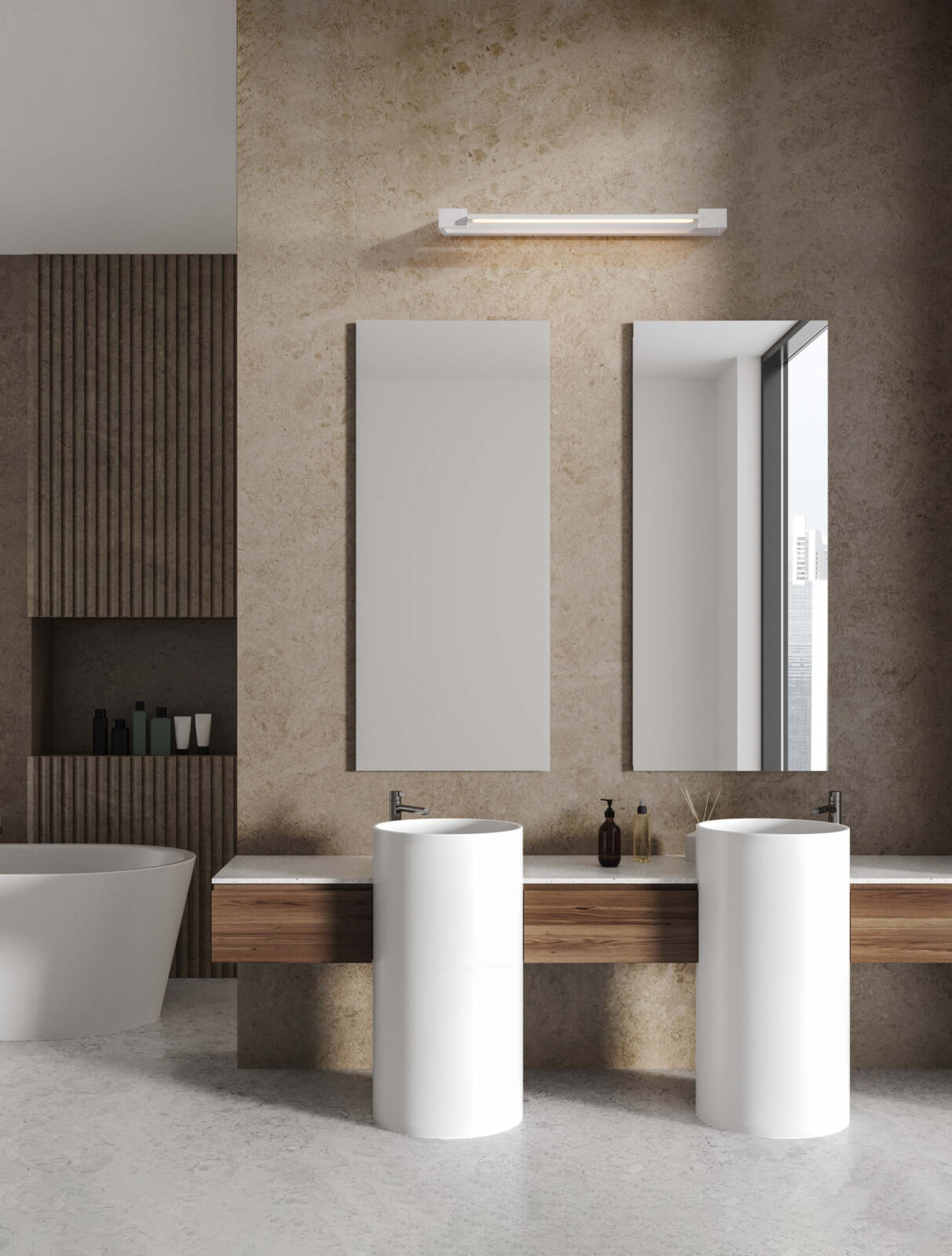 Аплик за баня Nova Luce ARGA 9030706 бял