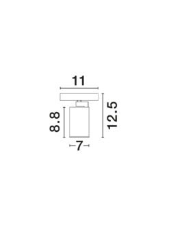 Спот Nova Luce ESTO 9030779 черен детайл 7