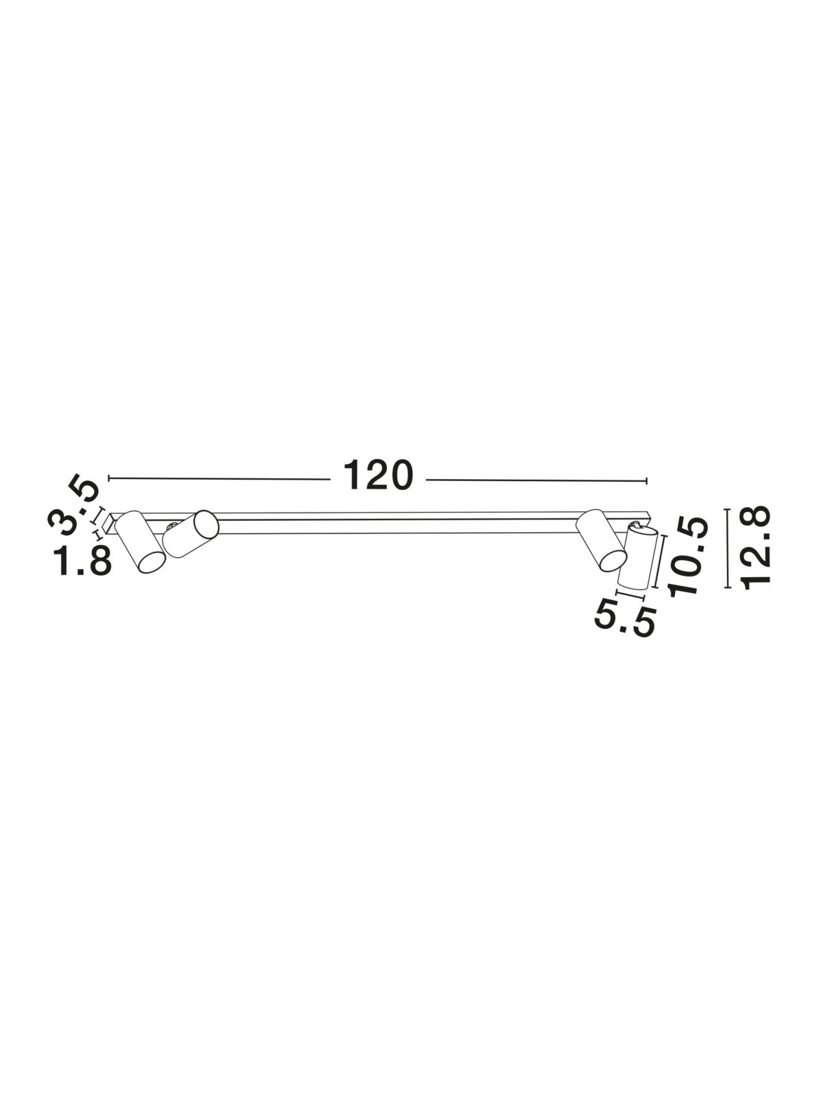 Плафониера Nova Luce OSO 9030915 бял детайл 5