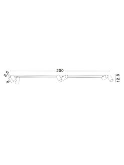 Плафониера Nova Luce OSO 9030916 черен детайл 5