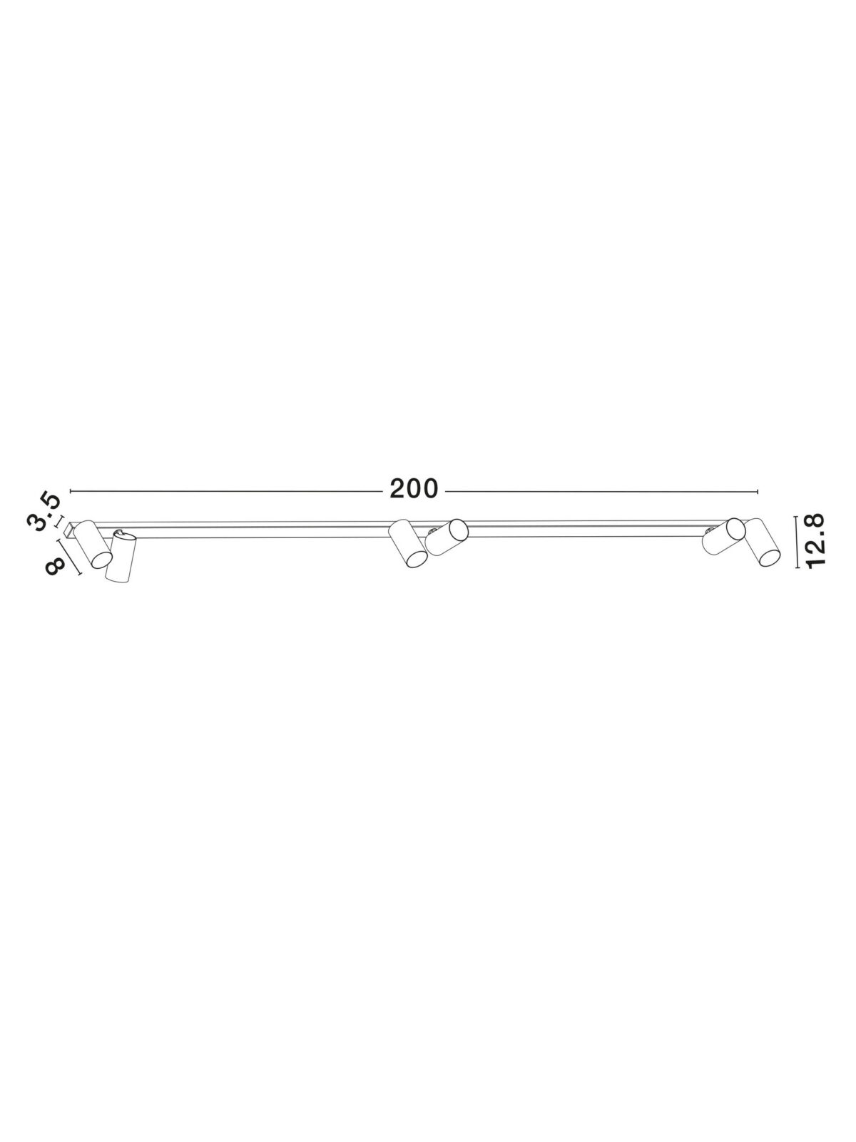 Плафониера Nova Luce OSO 9030916 черен детайл 5