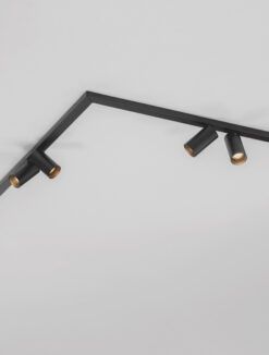 Плафониера Nova Luce OSO 9030918 черен детайл 4