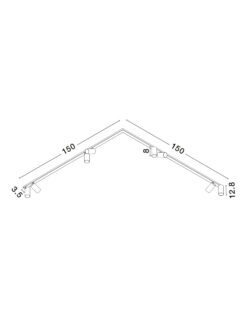 Плафониера Nova Luce OSO 9030918 черен детайл 6
