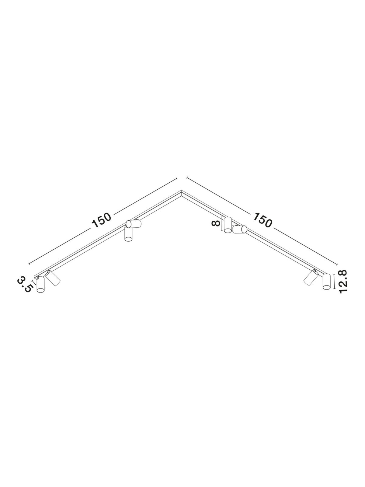 Плафониера Nova Luce OSO 9030918 черен детайл 6
