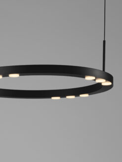 Полилей Nova Luce LUNETTE 9030924 черен детайл 7