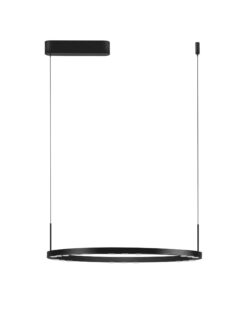 Полилей Nova Luce LUNETTE 9030925 черен в интериор