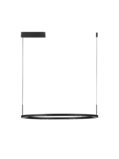 Полилей Nova Luce LUNETTE 9030926 черен в интериор