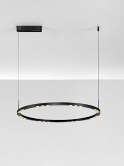 Полилей Nova Luce LUNETTE 9030926 черен детайл 6